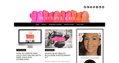 Desktop Screenshot of beautifulkayekie.com